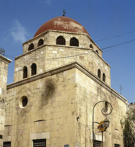 Syria. Damascus. Zahirie Madrasa. Exterior. Photo before Syr