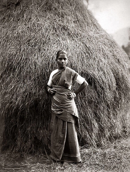Tamil girl, Ceylon (Sri Lanka) circa 1890