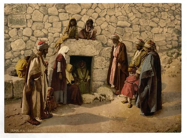 Tomb of Lazarus, Bethany, Holy Land, (i. e. West Bank)