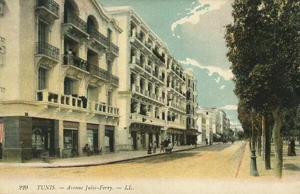 Tunis, Tunisia - Avenue Jules-Ferry