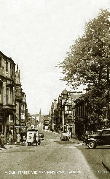 Vicar Street & Grahams Road, Falkirk, Stirlingshire