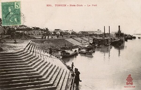Vietnam - The Harbour  /  Port at Nam Dinh