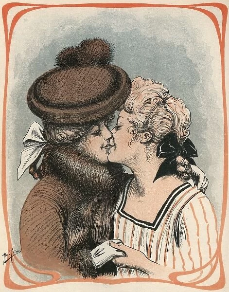 Two Women Kiss