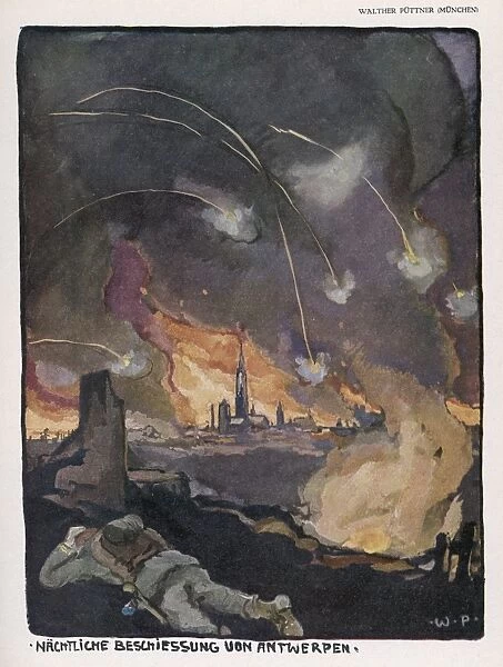 Wwi  /  1915  /  Antwerp Burns