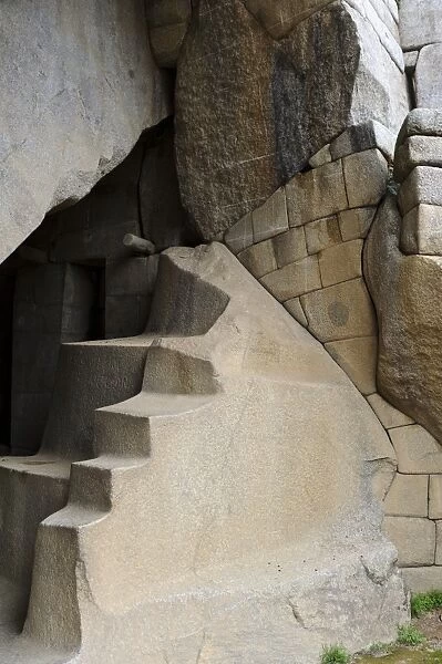 Condor temple, Machu Picchu, Peru