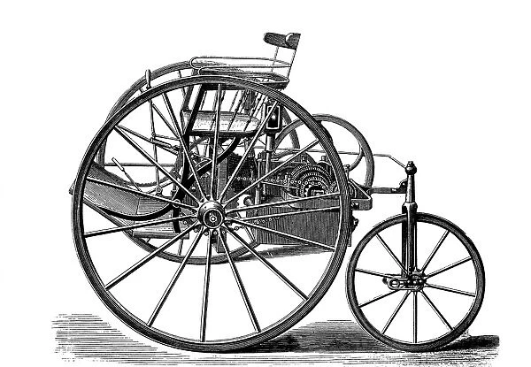 Early electric tricycle, 1881 C017  /  6924