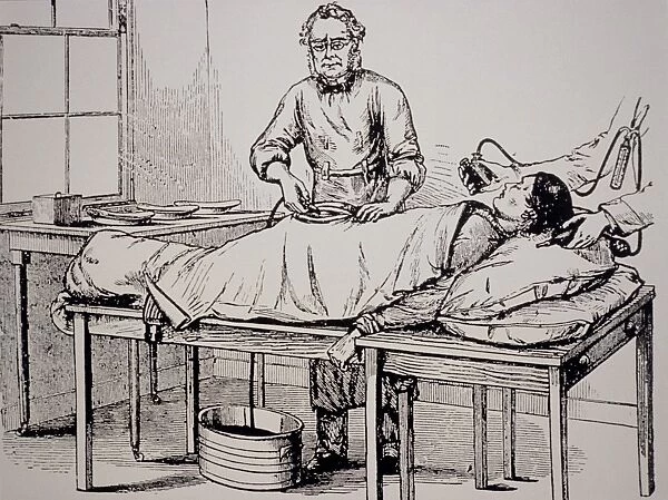 Illustration of 19th-century surgeon Thomas Wells