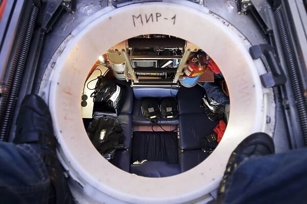 Interior of Mir-1 submersible