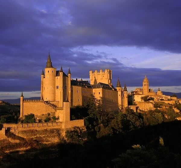 The Alcazar and Cathedral at sunset