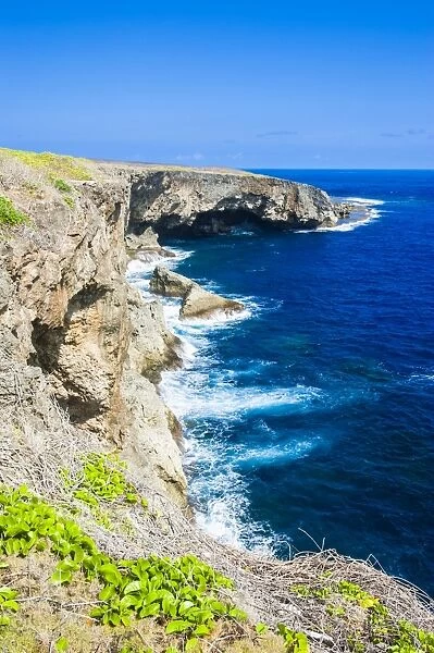 Banzai cliffs on Saipan, Northern Marianas, Central Pacific, Pacific