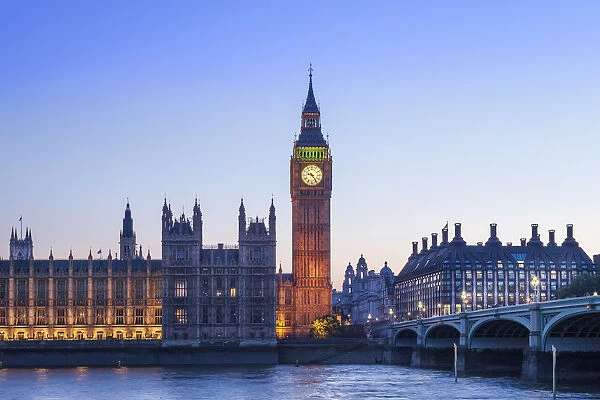Big Ben (Queen Elizabeth Tower), the Houses of Parliament), UNESCO World Heritage Site