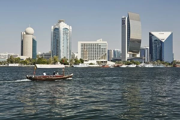 Dubai Creek Tower, Dubai Creek, Dubai, United Arab Emirates, Middle East