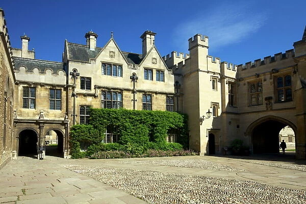Front Quad, Merton College, Oxford University, Oxford, Oxfordshire, England