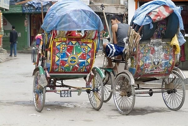 Rickshaws, Thamel area
