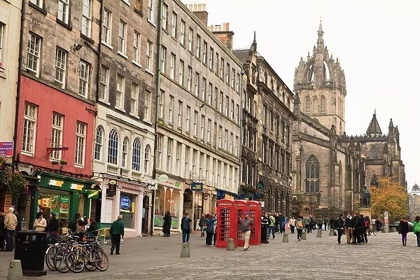 Royal Mile, Old Town, Edinburgh, Lothian, Scotland, United Kingdom, Europe