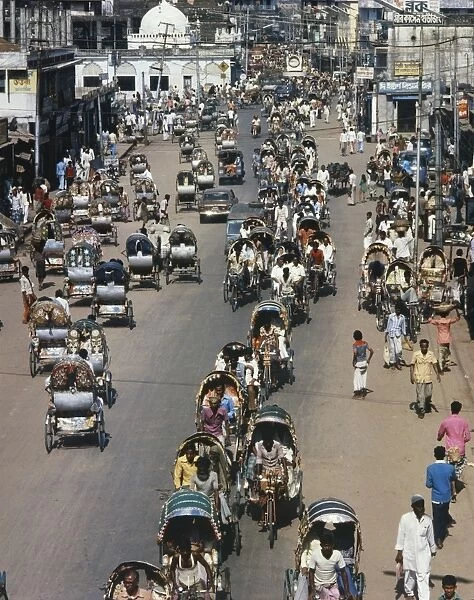 Street scene, Dacca, Bangladesh, Asia