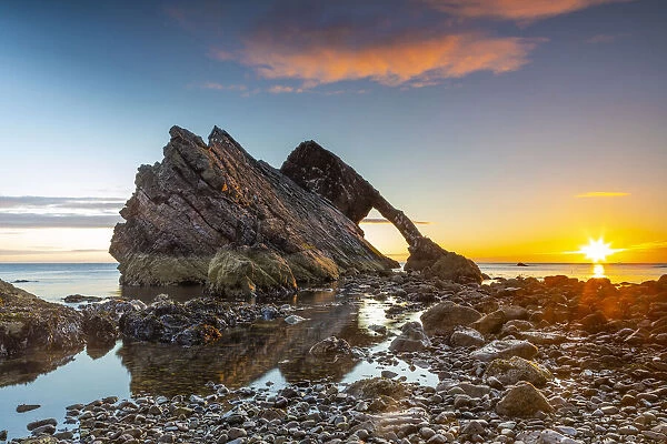 Bow Fiddle Rock, Portknockie, Scotland, United Kingdom
