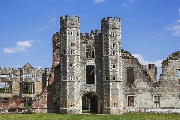 England, West Sussex, Midhurst, Cowdray Castle