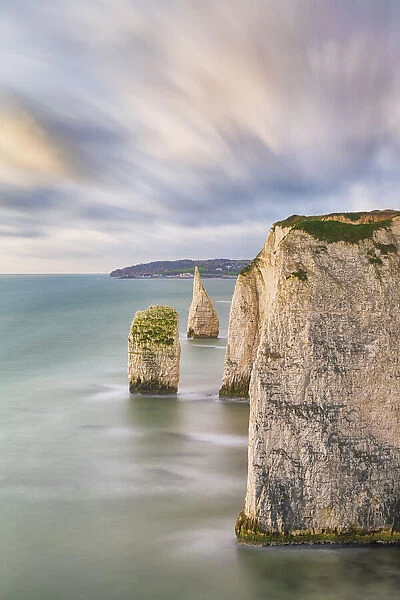 The Pinnacles from Ballard Down, Isle of Purbeck, Dorset, England