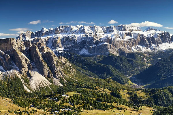 Puez Group over Val Gardena, South Tyrol, Dolomites, Italy
