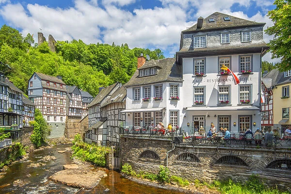 River Rur, Monschau, Eifel, North Rhine-Westphalia, Germany
