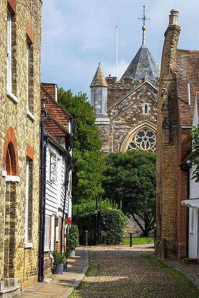 UK, England, East Sussex, Rye, West Street in the historic centre of Rye