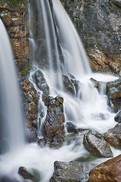 Waterfall Kuhfluchtfaalle - Germany, Bavaria, Upper Bavaria, Garmisch-Partenkirchen