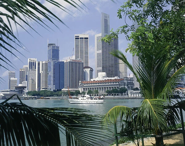 10002746. SINGAPORE Singapore City City skyscrapers