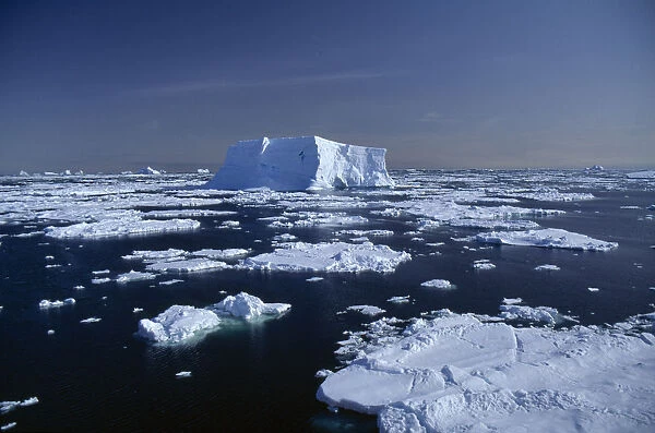 10005255. ANTARCTICA Landscape Iceberg and ice flow