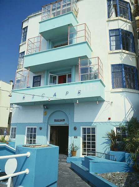 10073958. ENGLAND East Sussex Brighton The Escape Club Art Deco Former Hotel Madeira Drive