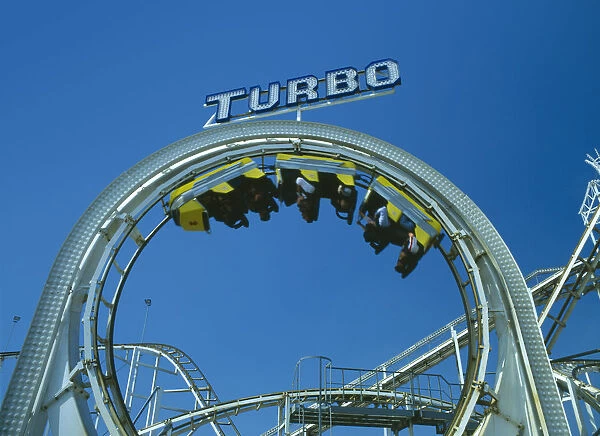 10073969. ENGLAND East Sussex Brighton Brighton Pier Turbo Rollercoaster