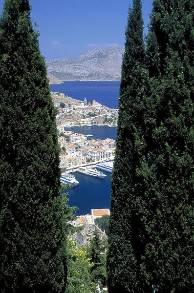 20005973. GREECE Dodecanese Symi Gialo. The town