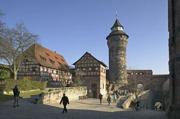 20068501. GERMANY Nuremberg The Kaiserburg. Imperial Castle Travel Holidays