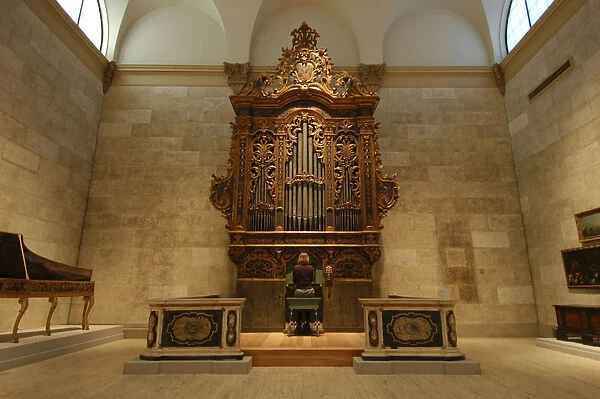 20075701. USA, NY, Rochester - 17th century baroque organ