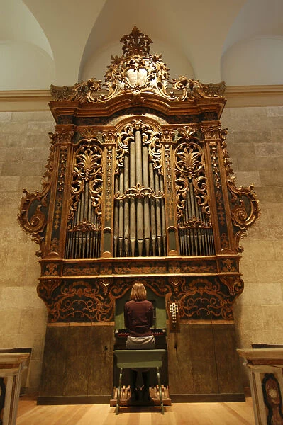 20075702. USA, NY, Rochester - 17th century baroque organ