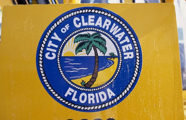 20083359. USA Florida Clearwater City of Clearwater sign