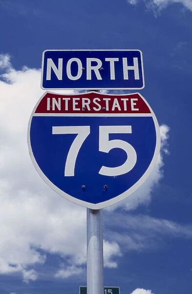 20083363. USA Florida Transport Interstate 75 traffic sign