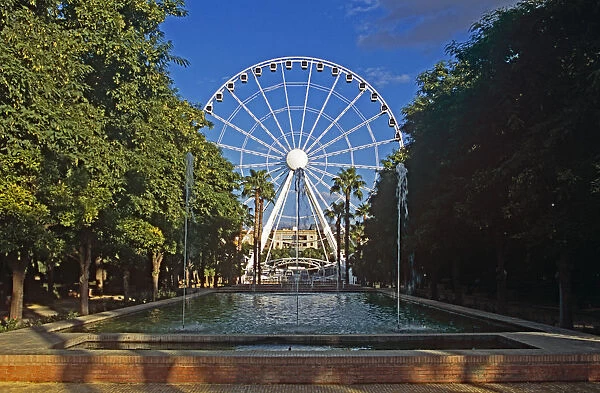 20085885. SPAIN Andalucia Seville The Wheel of Seville Prado de San Sebastian
