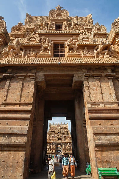 Architecture; Asia; Asian; Ethnic; Group; India; Indian; People; Tamil Nadu; Tanjore; Thanjavur