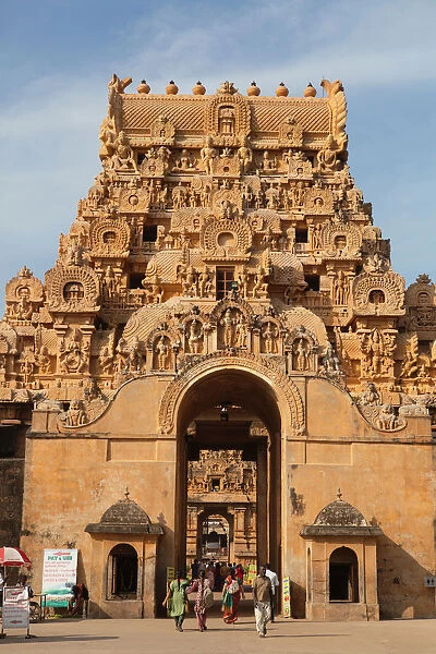Architecture; Asia; Asian; Ethnic; Group; India; Indian; People; Tamil Nadu; Tanjore; Thanjavur