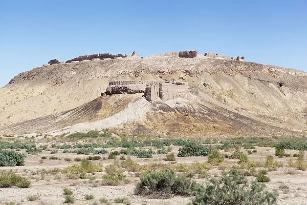 Ayaz Kala Fortress 1 above and Ayaz Kala Fortress 2 below, Ayaz Kala, Khorezm, Uzbekistan