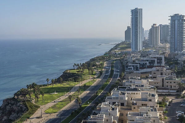 The beechfront of Netanya on the Mediterranean Sea