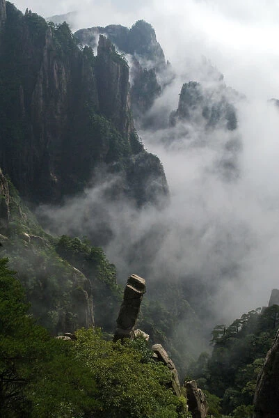 China, Anhui Province, Huang Shan Huangshan or the Yellow Mountain