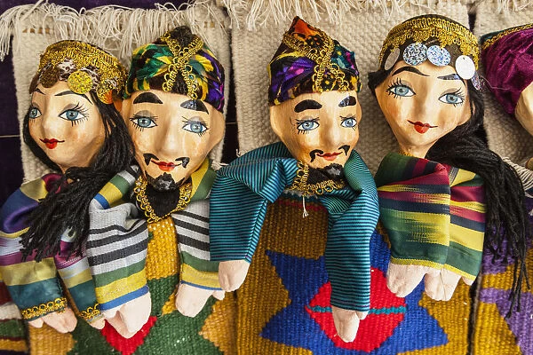 Colourful hand puppets for sale, Bukhara, Uzbekistan