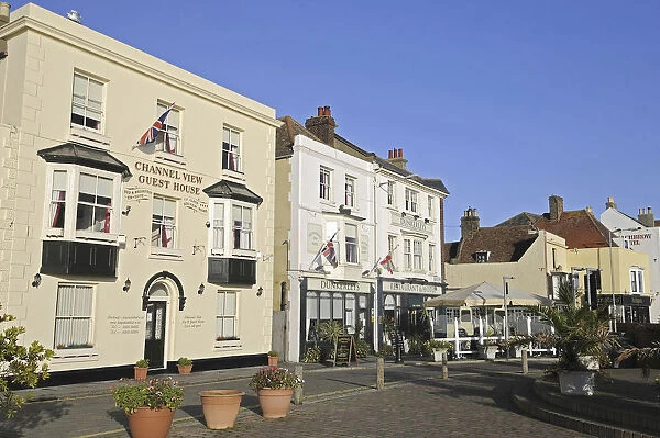 England, Kent, Deal, Restaurants and Hotels on Beach Street