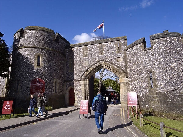 England West Sussex Arundel Entrance Gate Castle