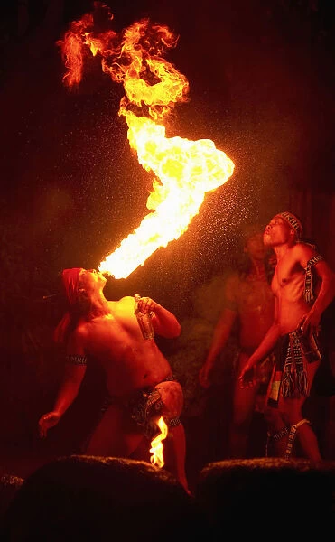 Fire Eating Tribals, Sarawak