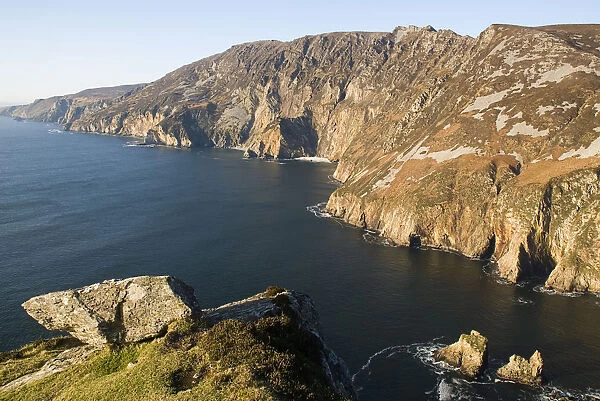 General vista of famous sea cliffs