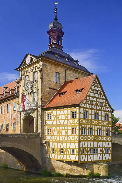 Germany, Bavaria, Bamberg, Altes Rathaus or Old Town Hall