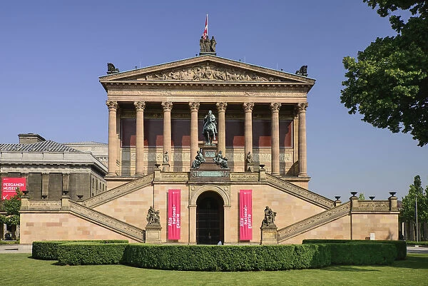 Germany, Berlin, Alte National Galerie, Old National Gallery building housing a